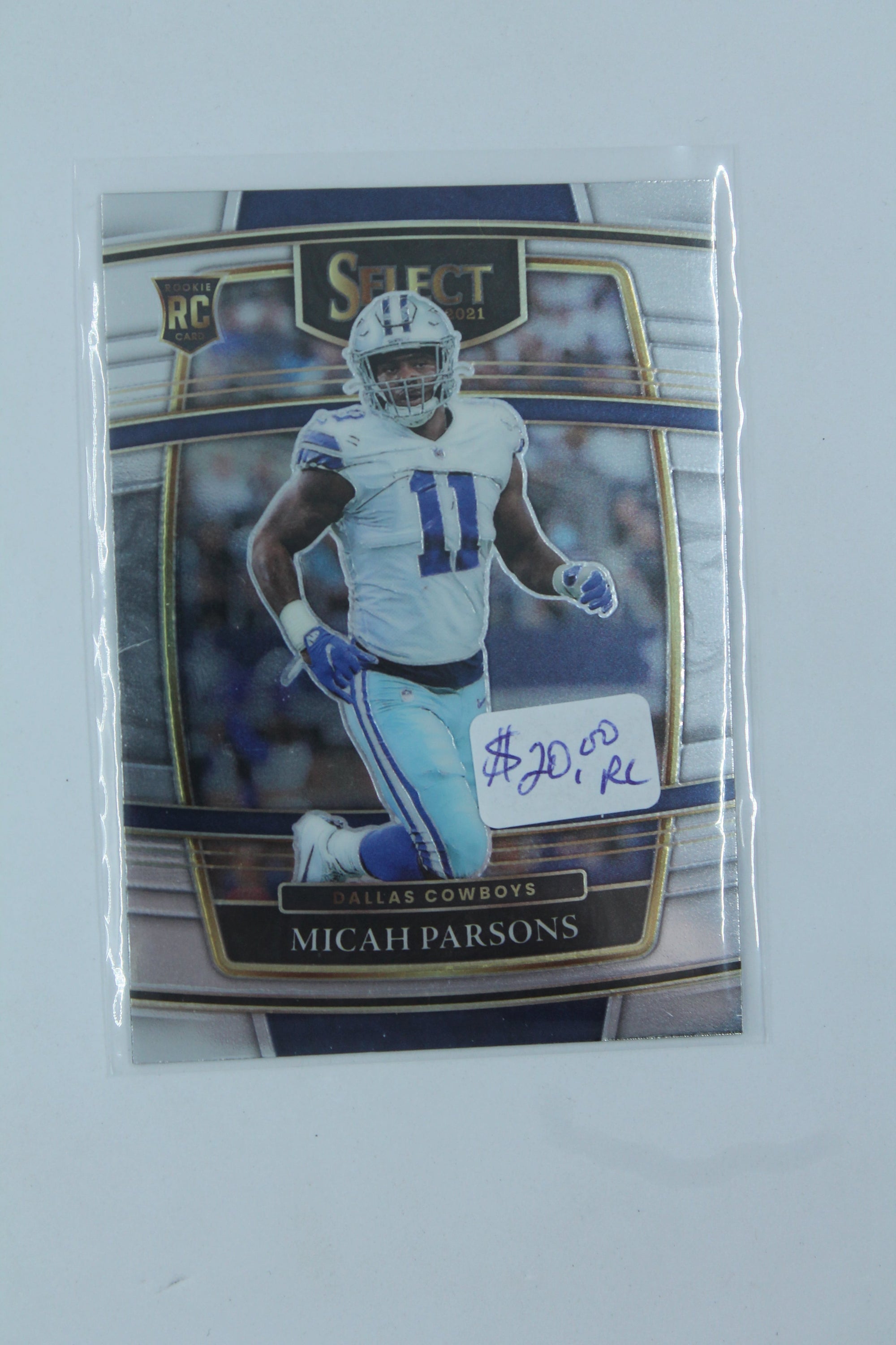 NFL Micah Parsons 2021 Panini Select Concourse Rookie Card