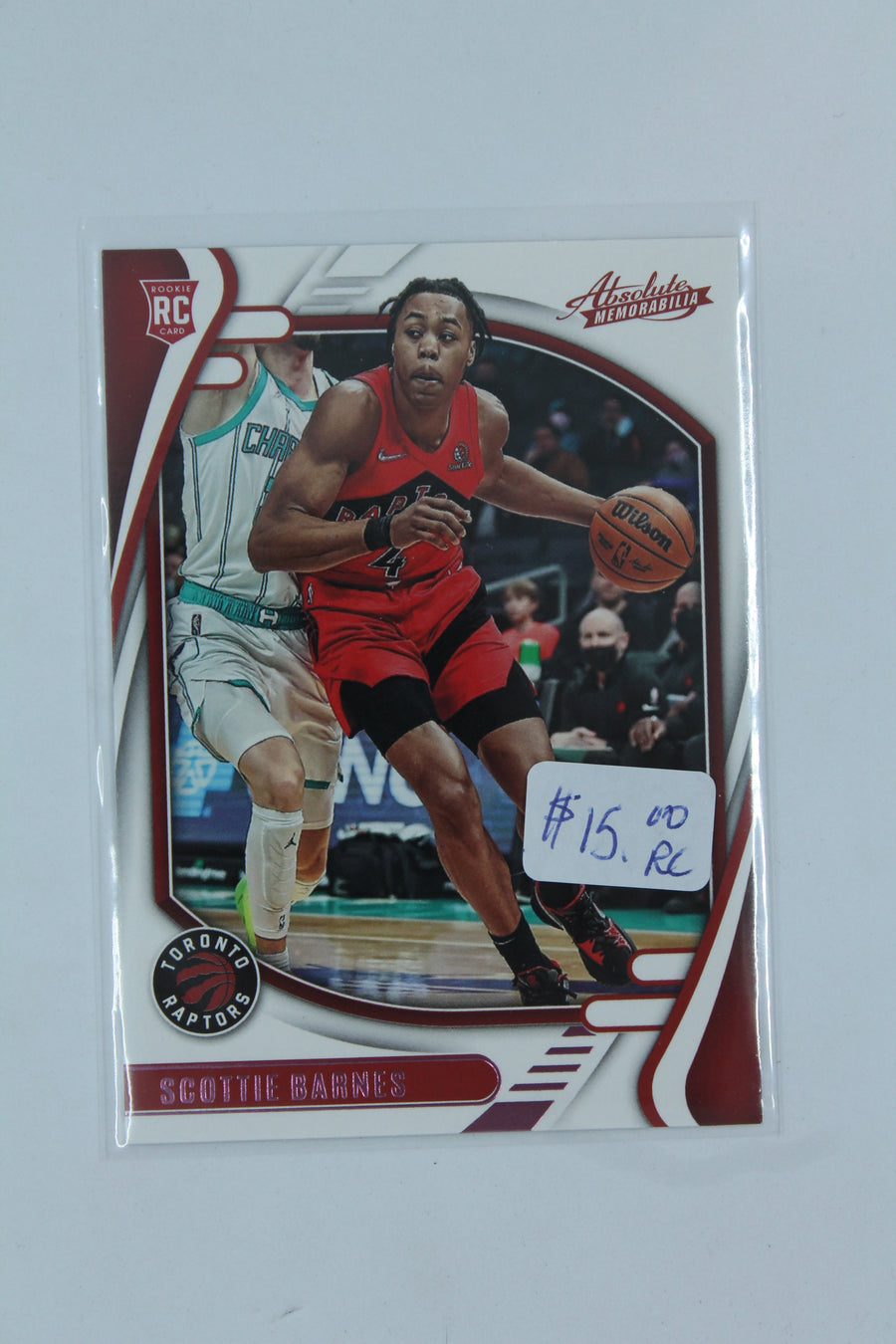 NBA Scottie Barnes 2021-22 Panini Chronicles Absolute Rookie Card