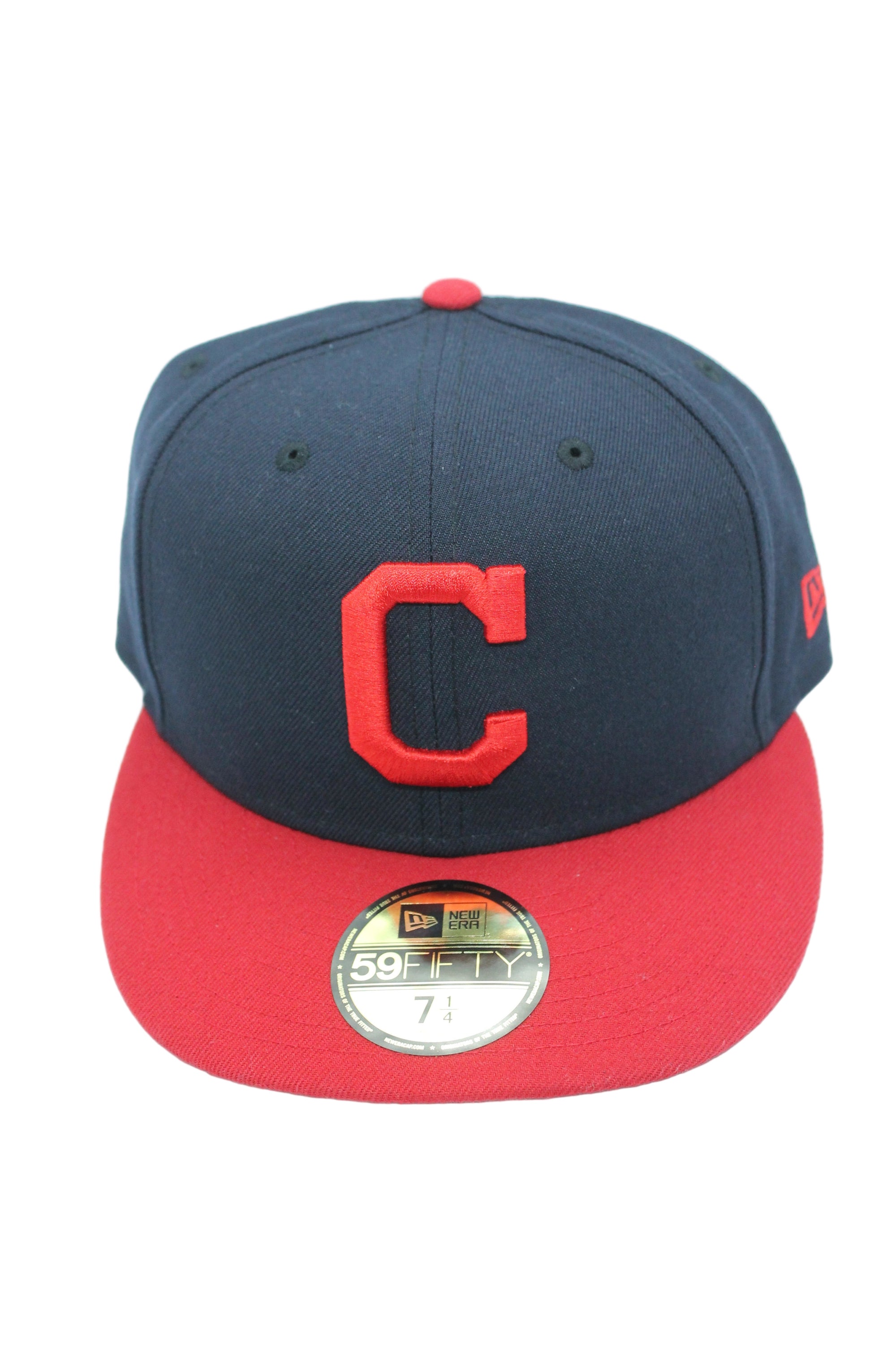MLB Cleveland Guardians New Era 59Fifty Navy/Red Fitted Hat
