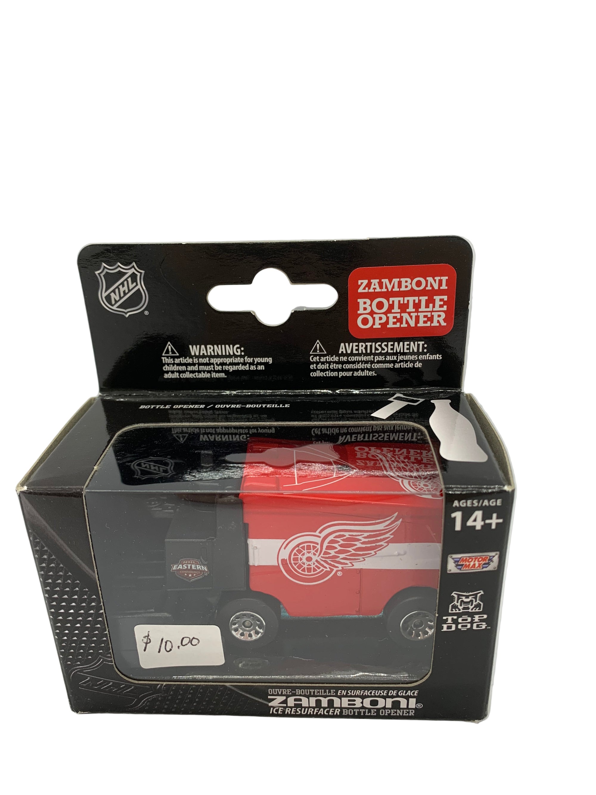 NHL Detroit Red Wings Zamboni Bottle Opener