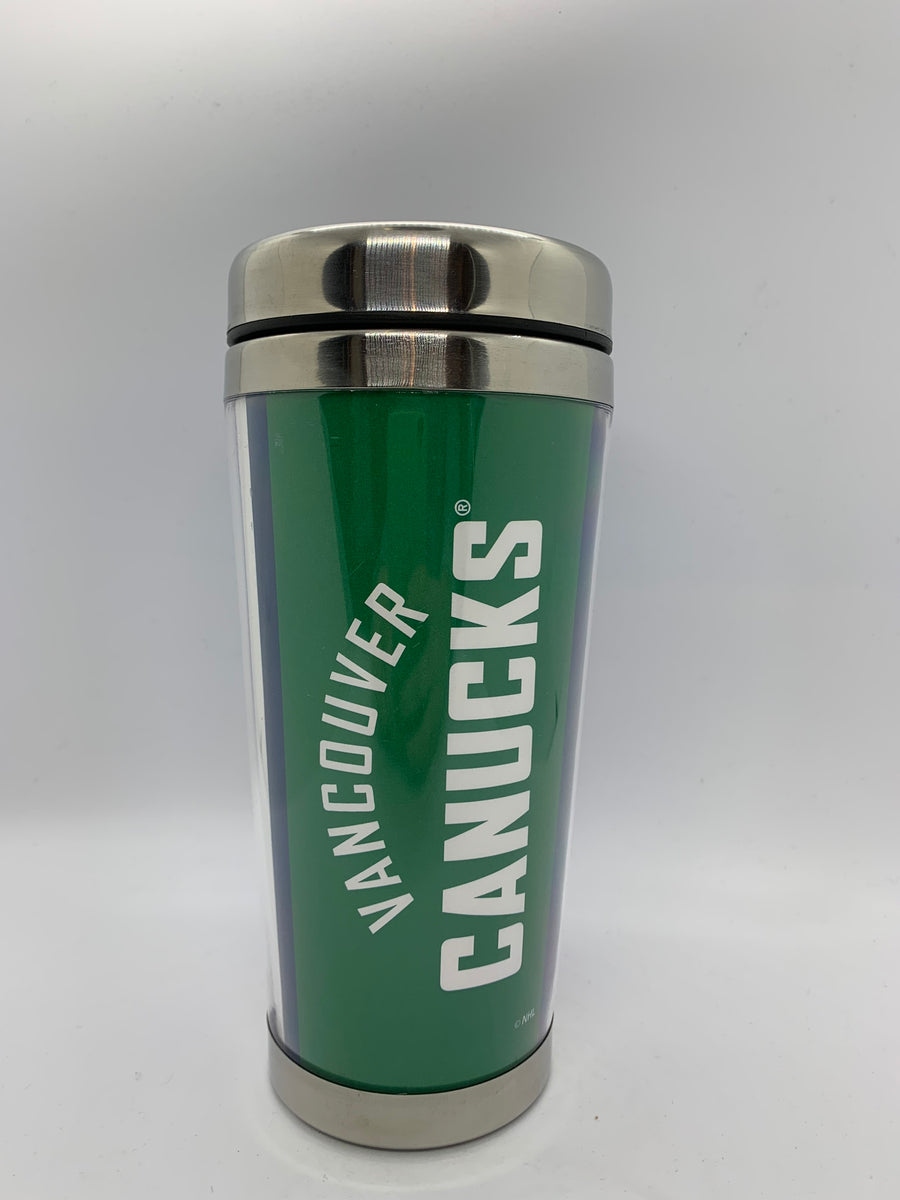 NHL Vancouver Canucks Plastic Travel Mug with Lid