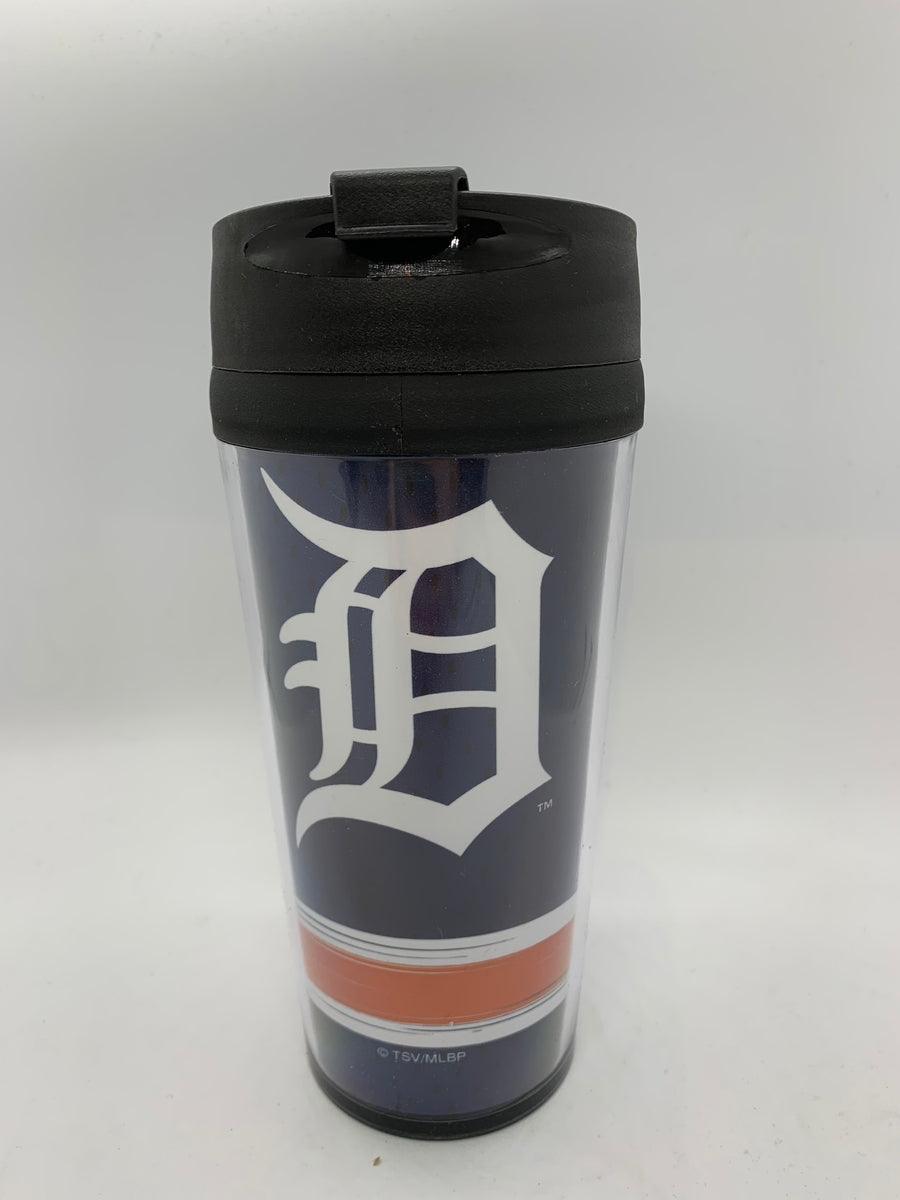 MLB Detroit Tigers Plastic Travel Mug with Lid
