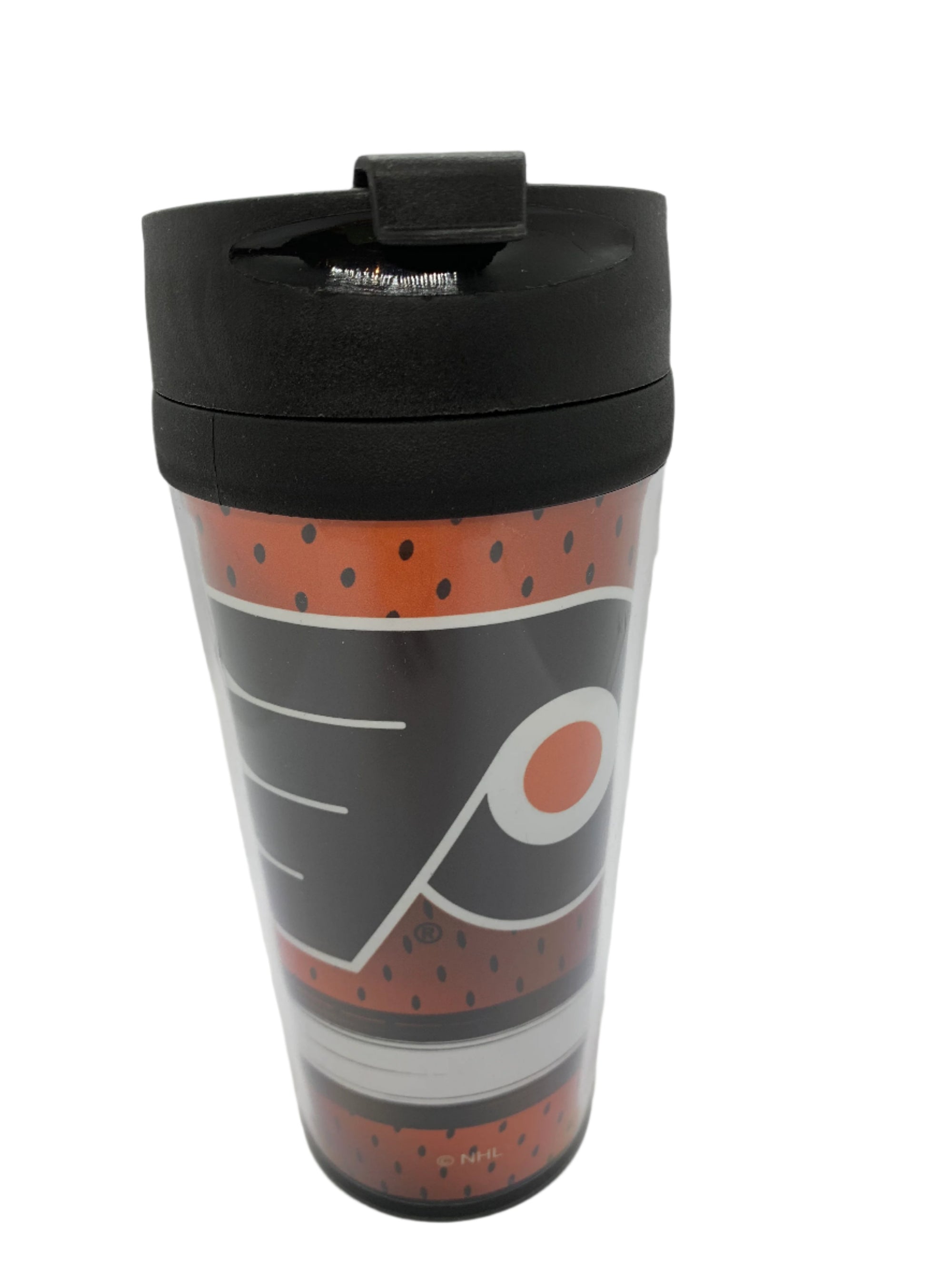 NHL Philadelphia Flyers Plastic Travel Mug with Lid