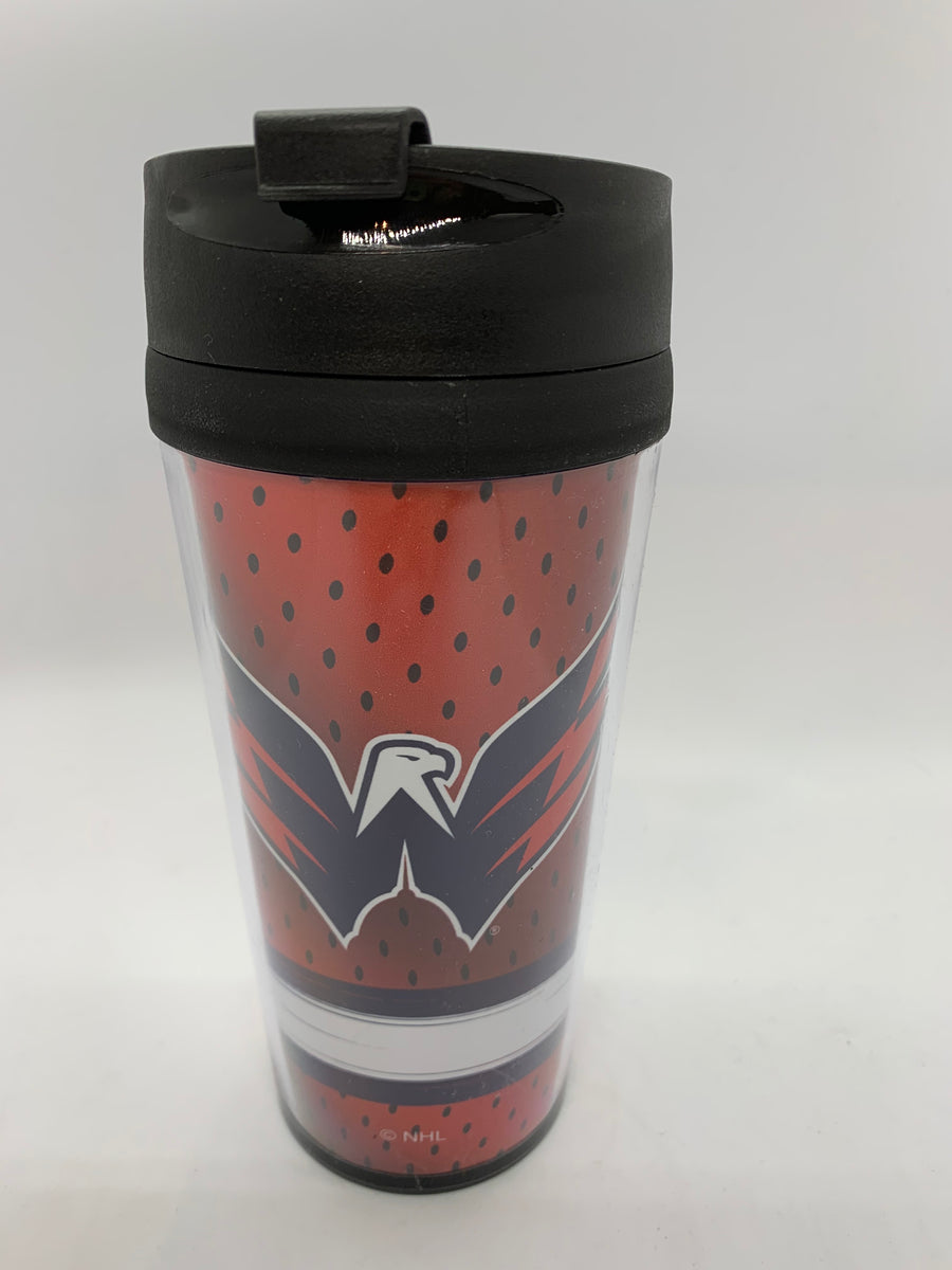 NHL Washington Capitals Plastic Travel Mug with Lid