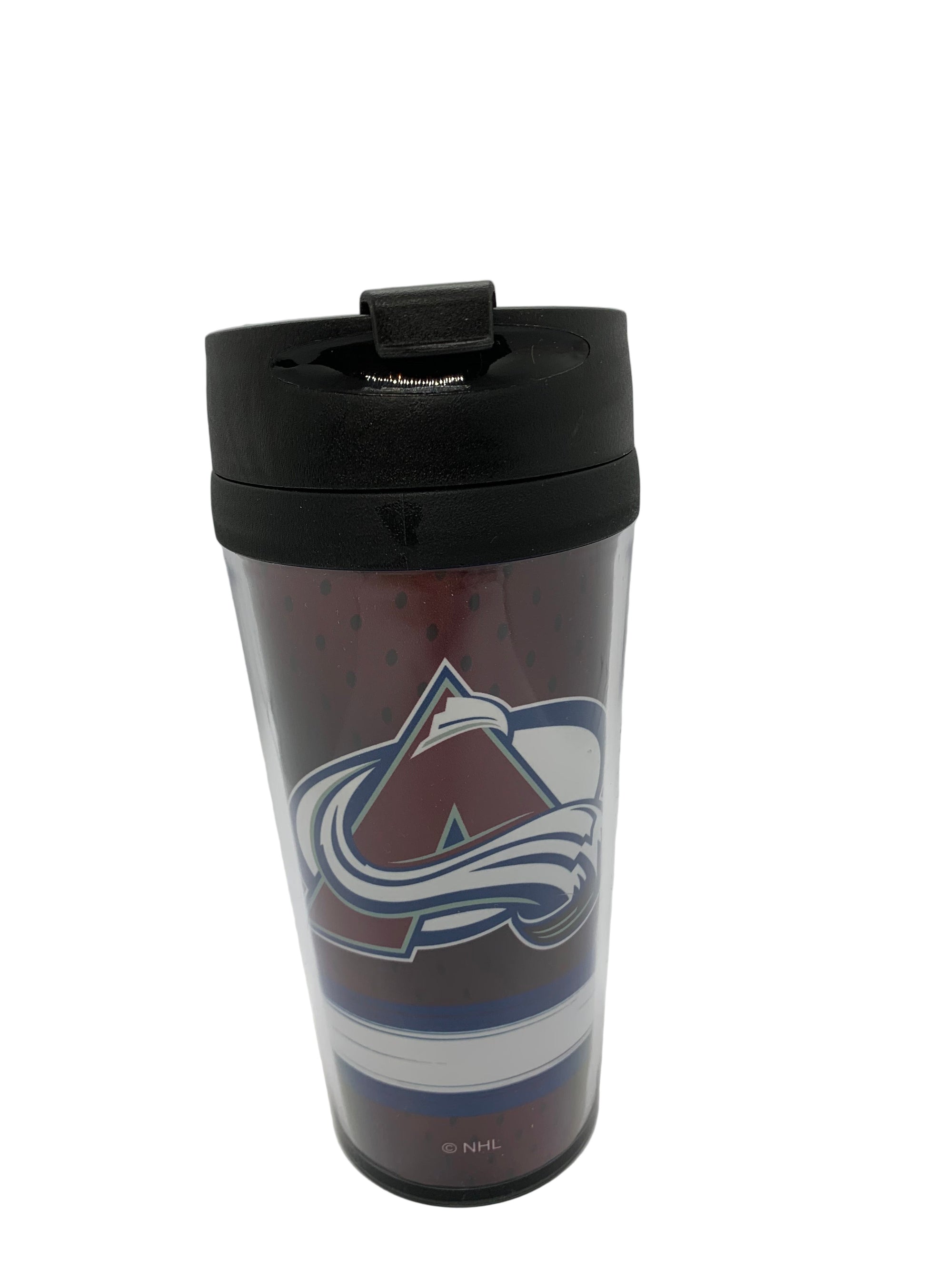 NHL Colorado Avalanche Plastic Travel Mug with Lid