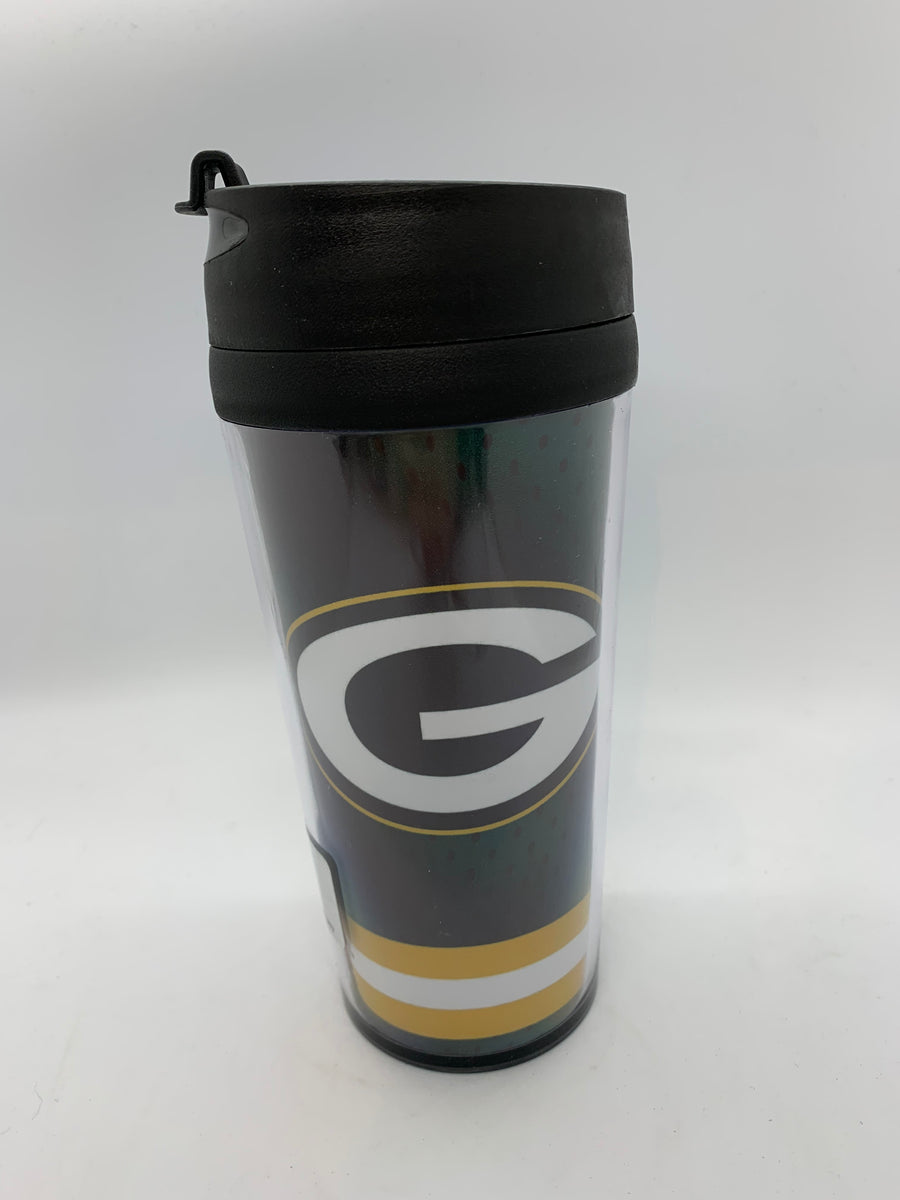 NFL Green Bay Packers Plastic Travel Mug with Lid