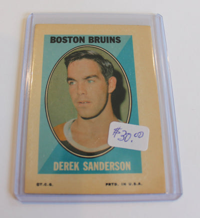 1970-71 Topps/O-Pee-Chee Derek Sanderson Sticker