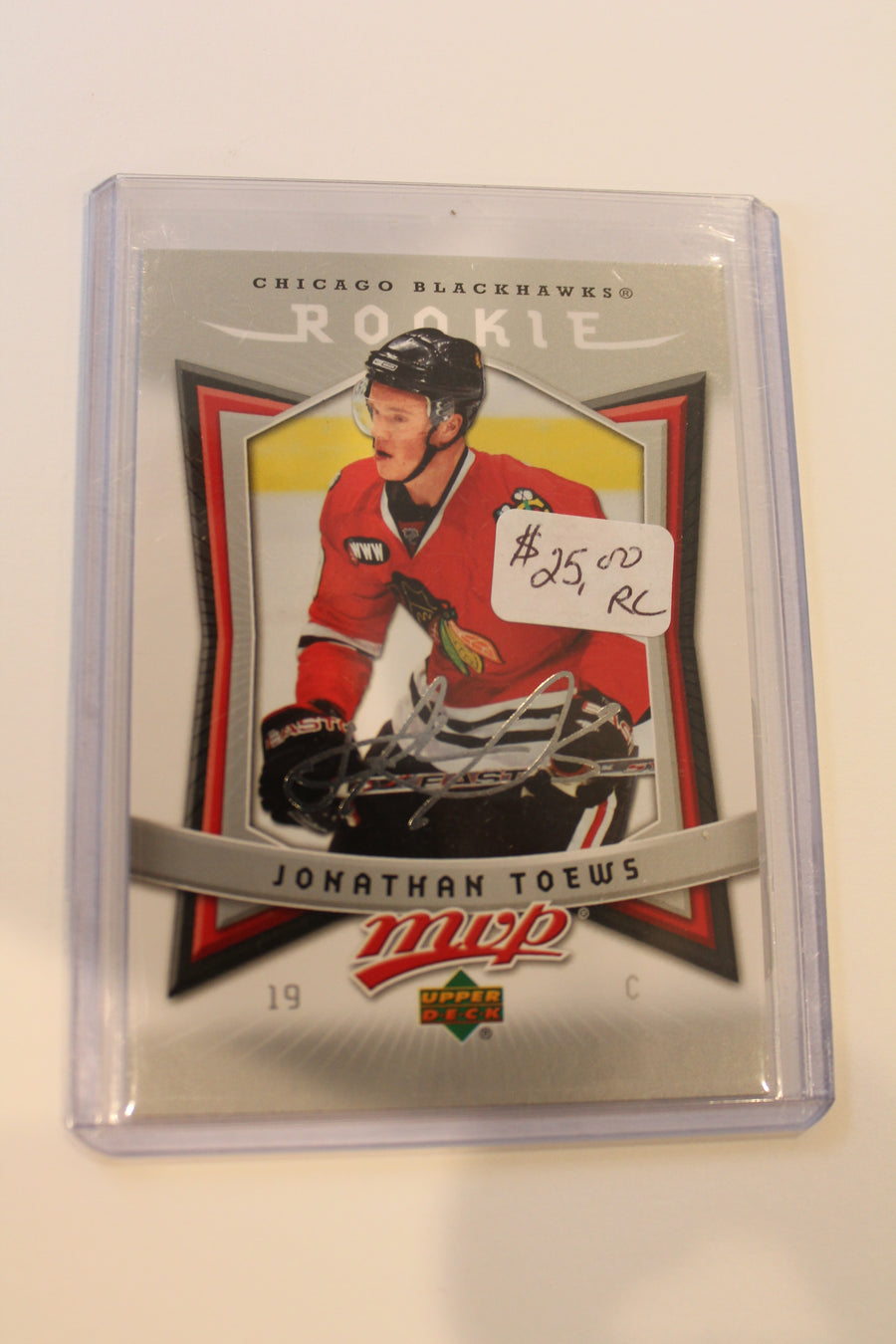 Jonathan Toews MVP Rookie Card