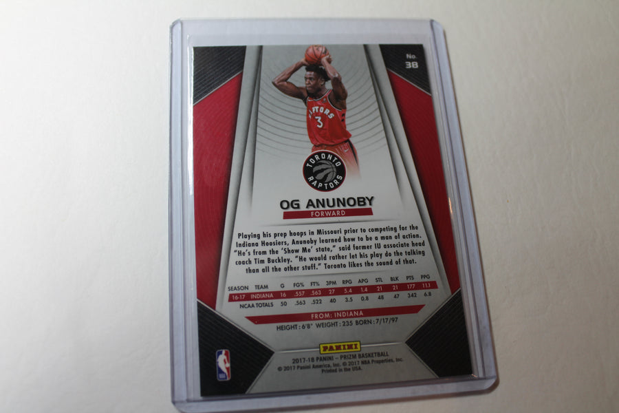 OG Anunoby 2017-18 Panini Prizm Rookie Card