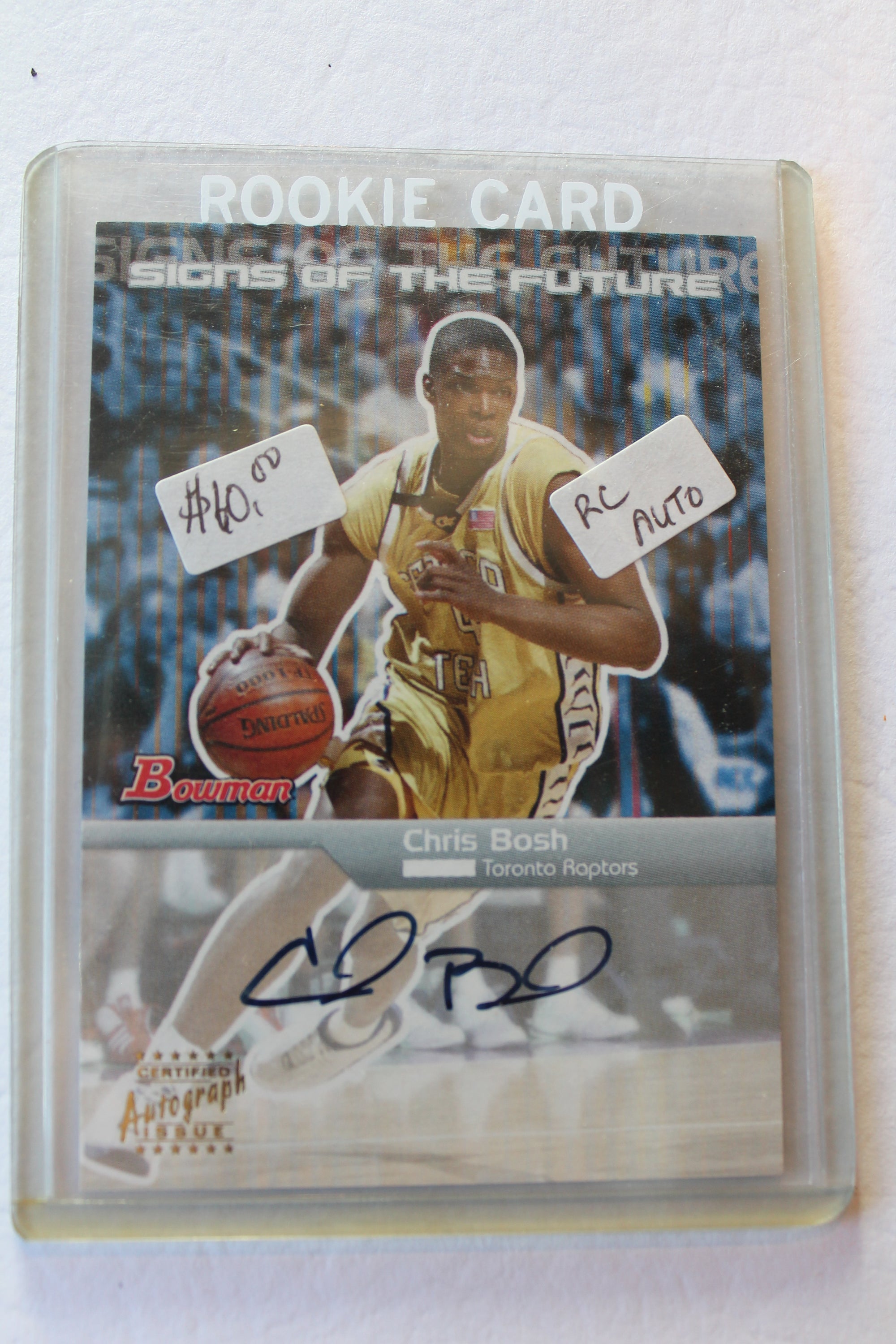 Chris Bosh 2003-04 Bowman - Signs of the Future - [Autographed] #SFA-CB