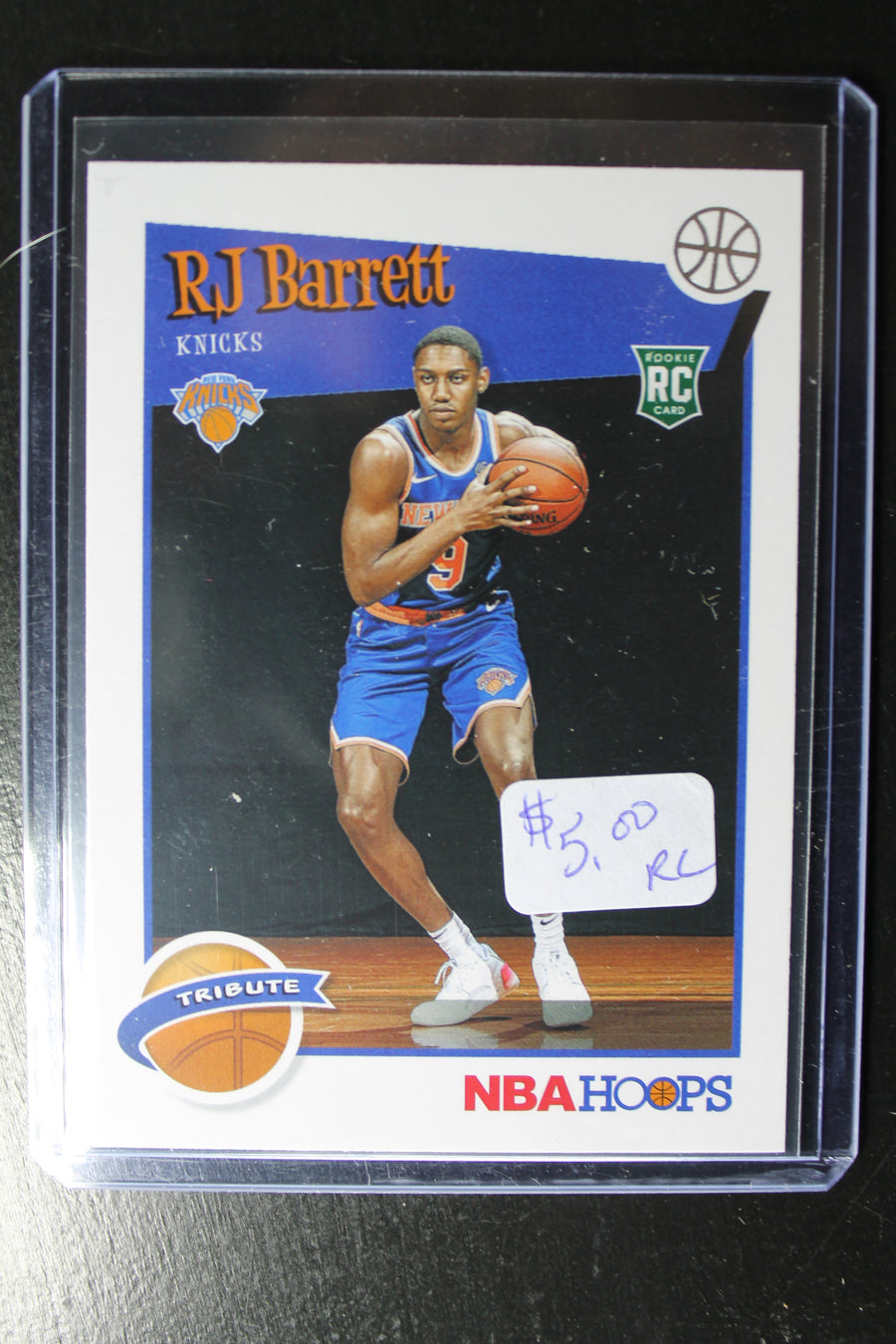 RJ Barrett 2019-20 Panini NBA Hoops Tribute Rookie Card