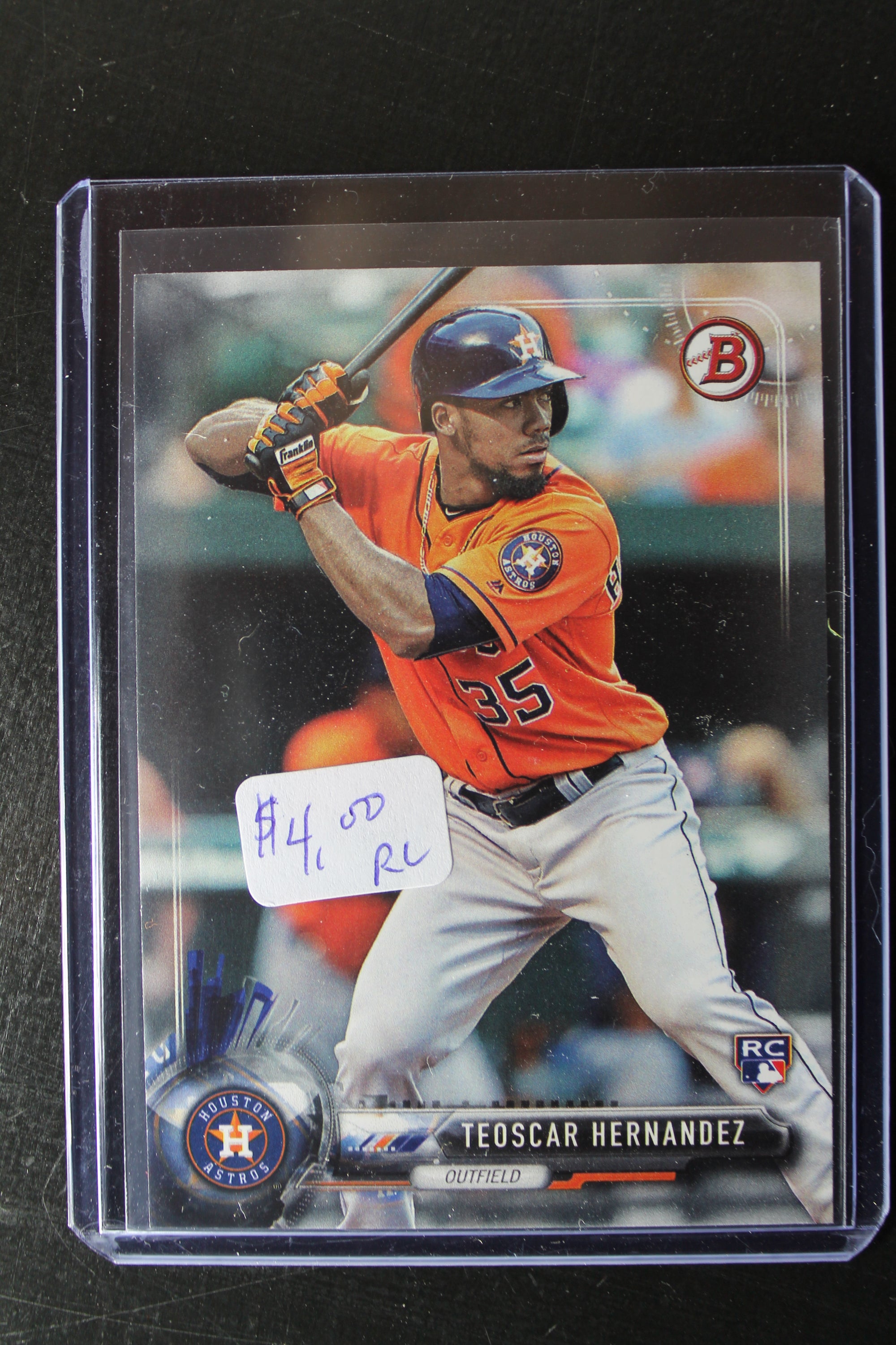 Teoscar Hernandez 2017 Bowman Rookie Card