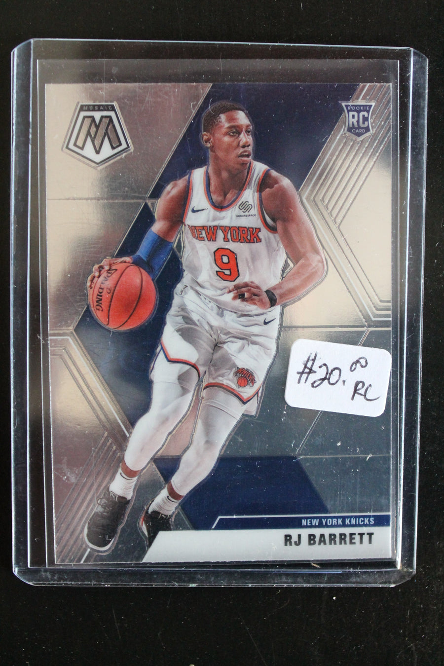 RJ Barrett 2019-20 Panini Mosaic Rookie Card #229.1 - (White Jersey)