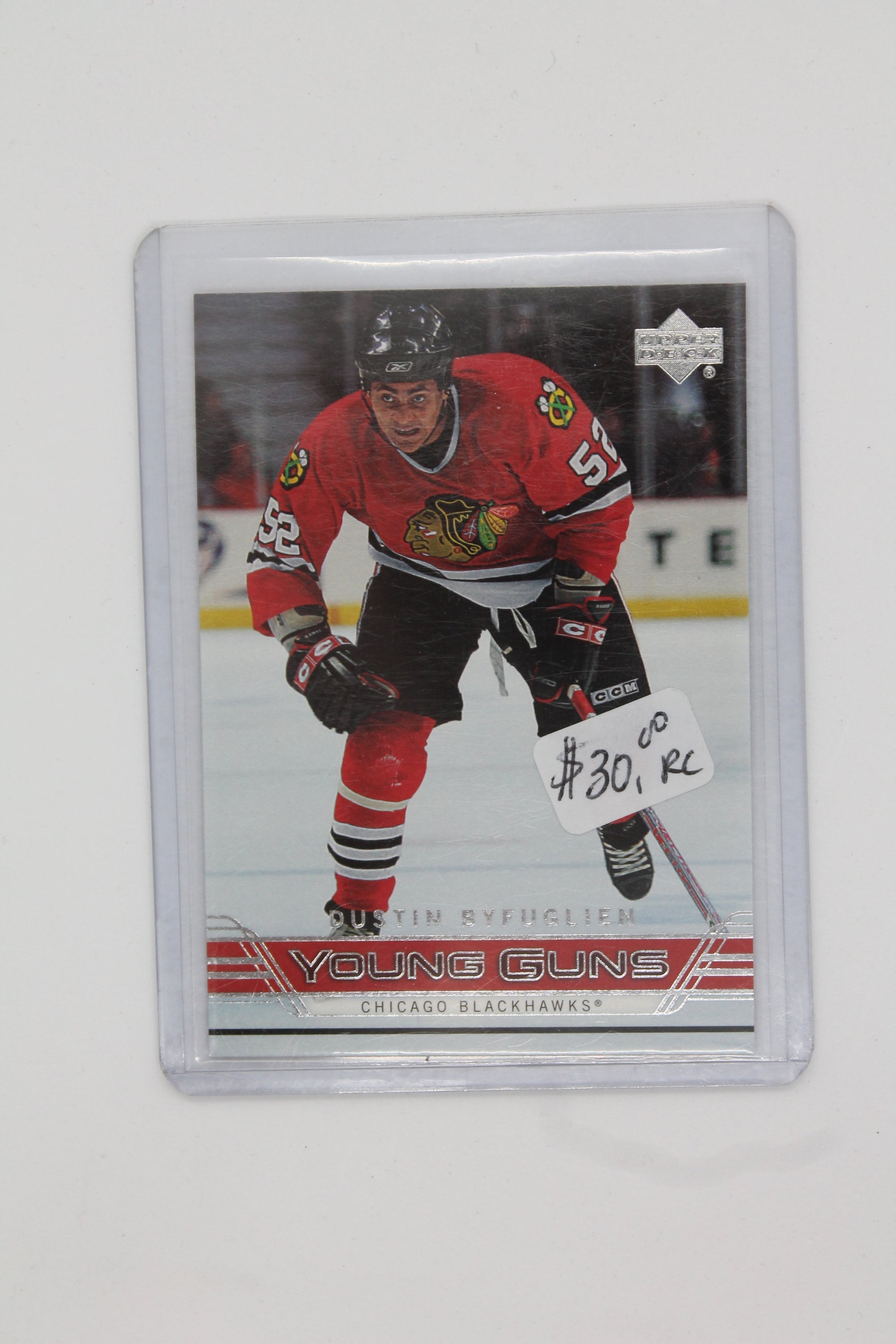 Dustin Byfuglien 2006-07 Upper Deck - [Base] #206 Young Guns Rookie Card