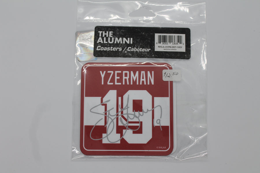 NHL Detroit Red Wings Steve Yzerman Coasters- 4pc