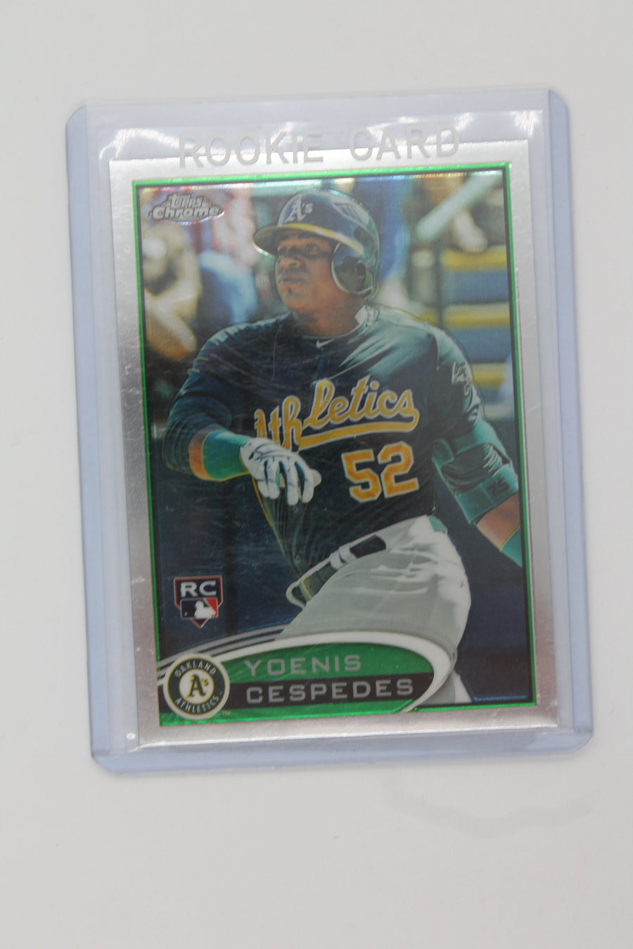 Yoenis Cespedes 2012 Topps Chrome (Green Jersey) Rookie Card