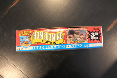 1991 Topps Desert Storm Homecoming Series 3 Trading Card Box (36 Packs)