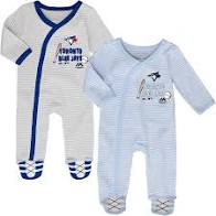 MLB Toronto Blue Jays Baby 2pc Long Sleeve Coveralls