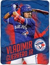 MLB Toronto Blue Jays Vladimir Guerrero JR Silk Touch Throw 50" X 60"