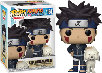 Funko POP Kiba with Akamaru #1194 Naruto Shippuden