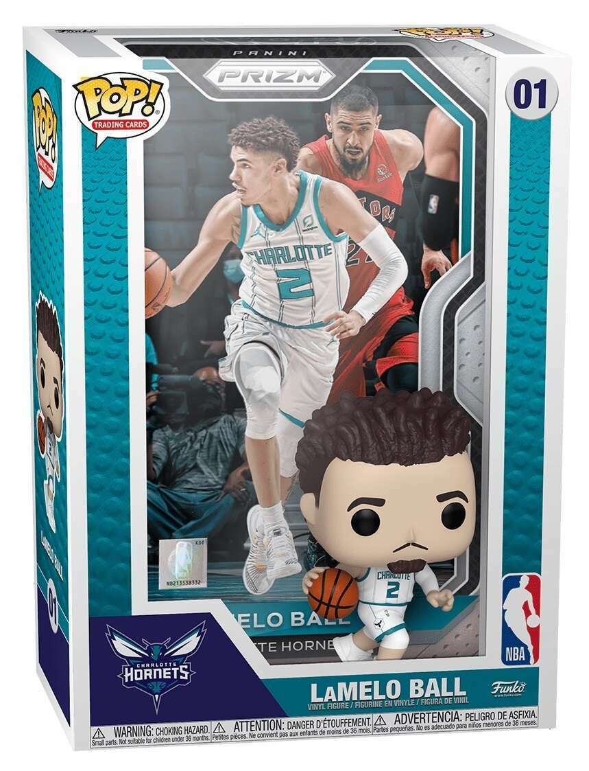 Funko POP NBA LaMelo Ball #01 Trading Card Cover- Charlotte Hornets