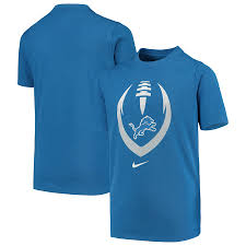NFL Detroit Lions Youth Nike Dri-fit Tee - Football Icon