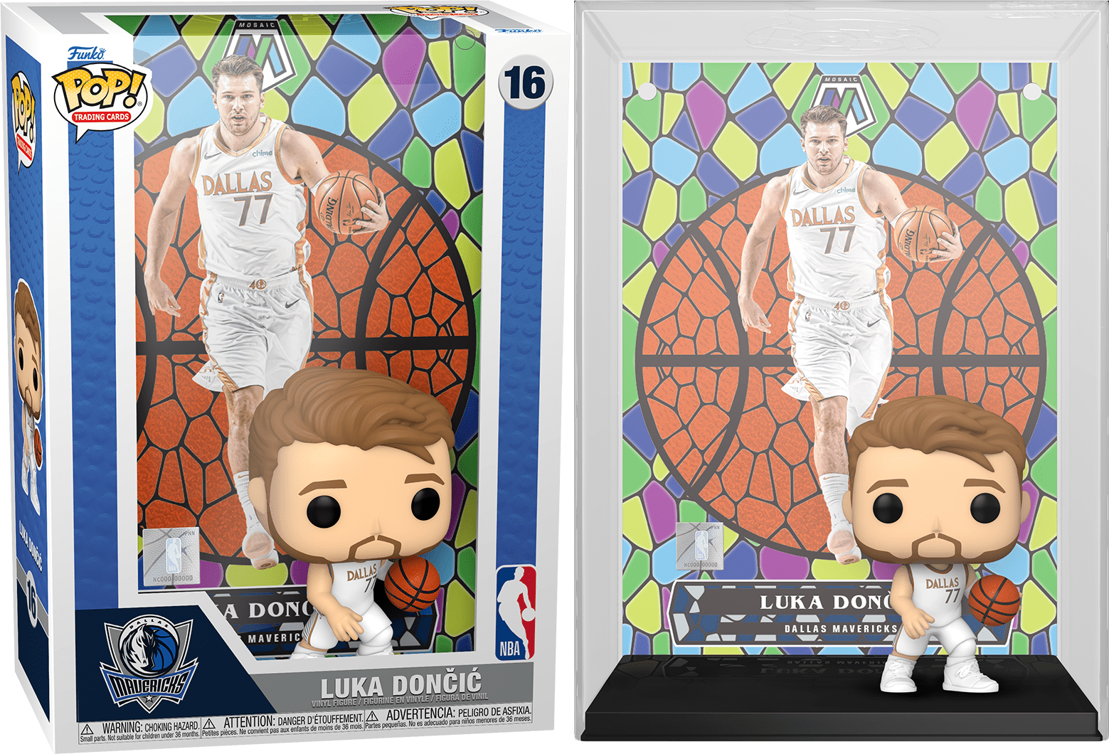 Funko POP NBA Luka Doncic #16 Trading Card Cover- Dallas Mavericks
