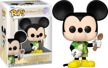 Funko POP Aloha Mickey Mouse (with Ice Cream) #1307 - Disney 50th Anniversary