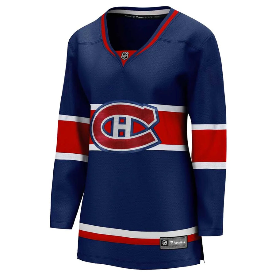 Men's Montreal Canadiens Cole Caufield #22 Reverse Retro 2021 Blue Jersey
