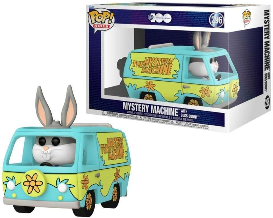 Funko POP Ride Mystery Machine with Bugs Bunny #296  WB 100th Anniversary