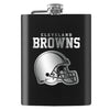 NFL Cleveland Browns 8oz Black Lasered Flask