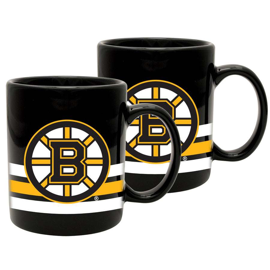 NHL Boston Bruins 11oz Ceramic Coffee Mug Set