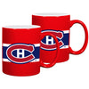 NHL Montreal Canadiens 11oz Ceramic Coffee Mug Set