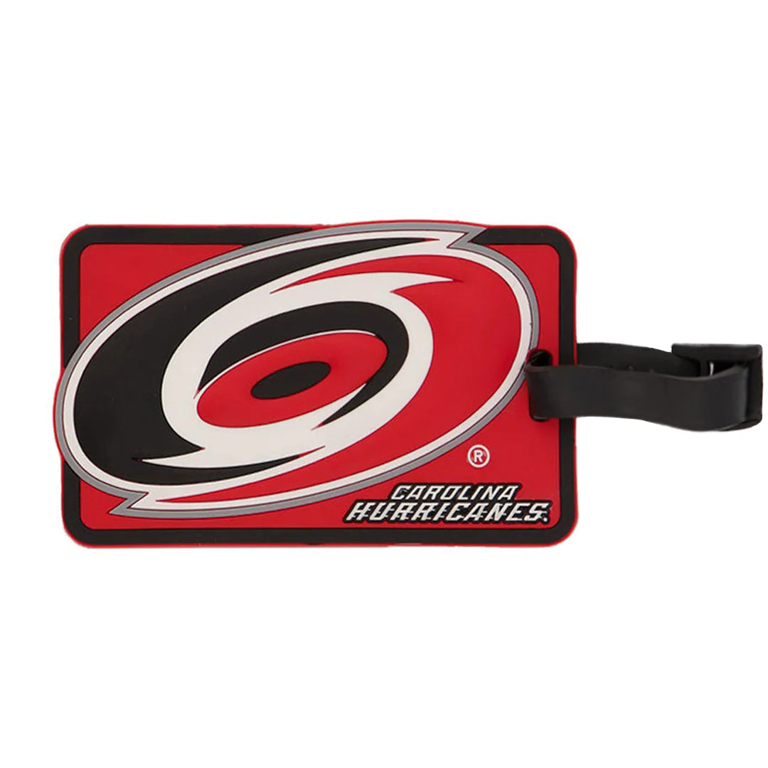 NHL Carolina Hurricanes Rubber Luggage Tag