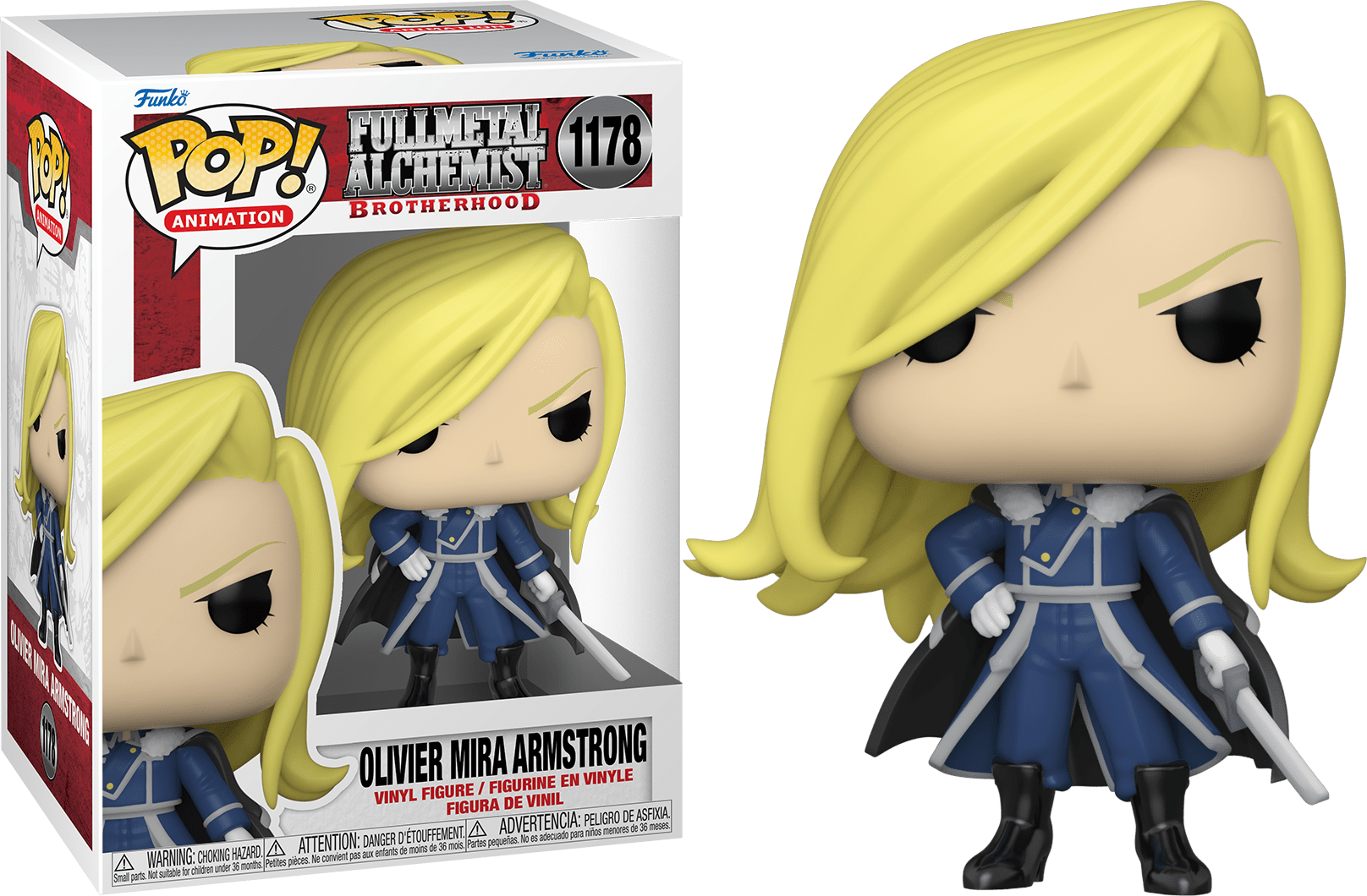 Funko POP Olivier Mira Armstrong #1178 - Fullmetal Alchemist Brotherhood