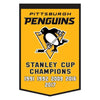 NHL Pittsburgh Penguins 12" x 18" Sublimated Wool Dynasty Banner