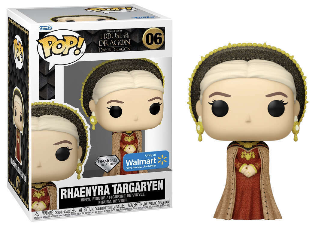 Funko POP Rhaenyra Targaryen #06 Diamond Collection- House of the Dragon - Walmart