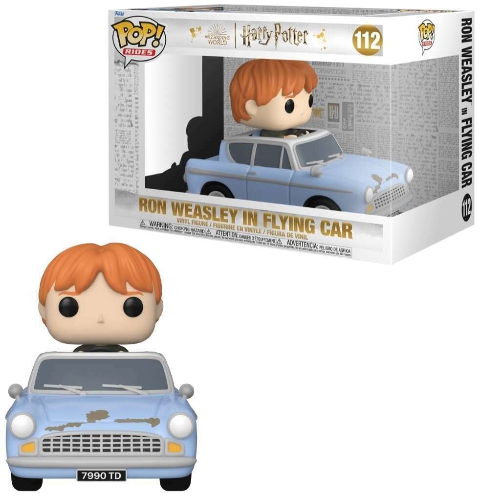 Funko POP Rides Ron Weasley in Flying Car #112- Harry Potter