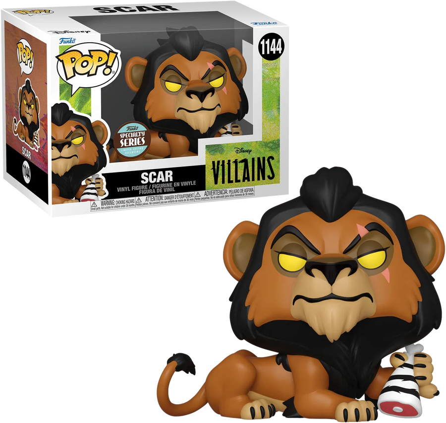 Funko POP Scar #1144 Disney Villains Funko Specialty (Lion King)