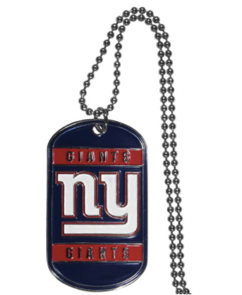 NFL New York Giants Dog Tag Necklace