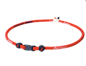 MLB Cleveland Indians Phiten Titanium Necklace- SALE