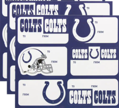 NFL Indianapolis Colts Team Gift Stickers