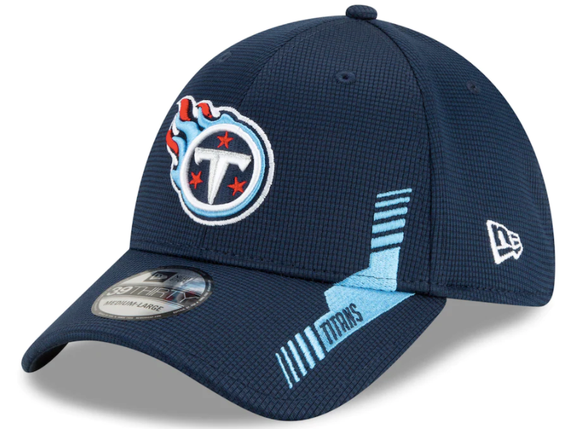 NFL Tennessee Titans New Era 39Thirty On-Field Flex Cap