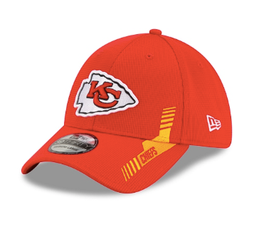 NFL Kansas City Chiefs '21 New Era Onfield 39Thirty On-Field Flex Cap