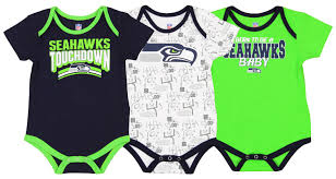 NFL Seattle Seahawks Infant 3pc Bodysuit Set