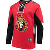NHL Ottawa Senators Mens Fanatics Lace-up Pullover