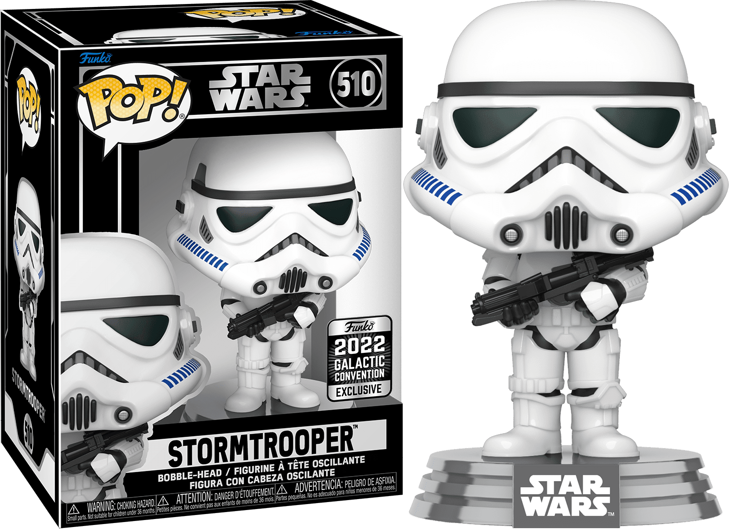 Funko POP Stormtrooper #510 - Star Wars - 2022 Galactic Convention