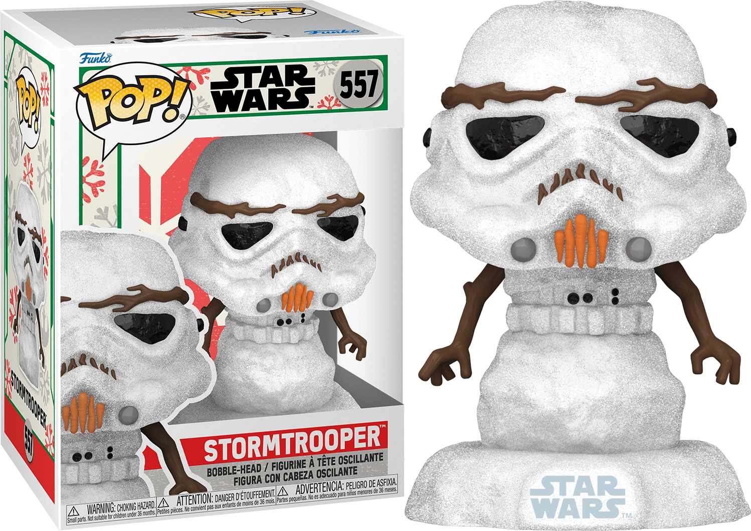 Funko POP Stormtrooper Snowman #557 - Star Wars Holiday