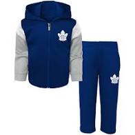 NHL Toronto Maple Leaf Child Full Zip Hoodie & Pant Set