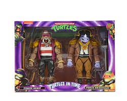 NECA TMNT Teenage Mutant Ninja Turtles Turtles in Time (2-Pack) -Nickelodeon